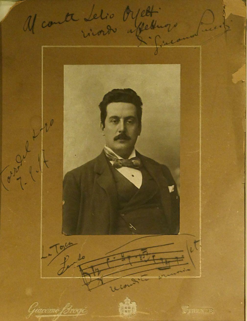 Ritratto Puccini Firma Lucca