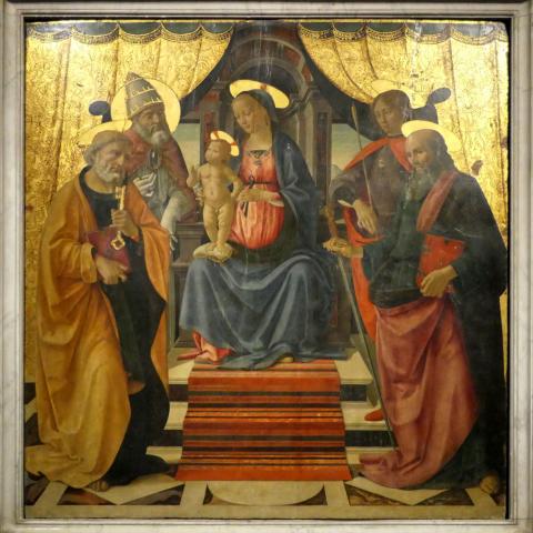 Sacra Conversazione Ghirlandaio Museo Cattedrale Lucca